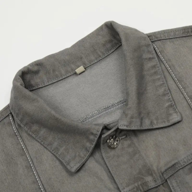 Corteiz Grau Denim Set: Hochwertige Streetwear für Exklusiven Urbanen Style