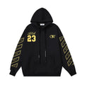 Off-White Monogramm Luxus Hoodie – Stilvoller Streetwear Kapuzenpullover für Herren