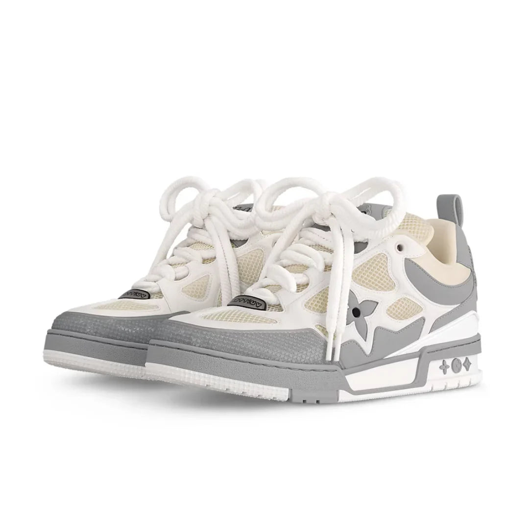 Luxuriöse Louis Vuitton Skate Sneaker Grau – Exklusive Designer Schuhe Herren