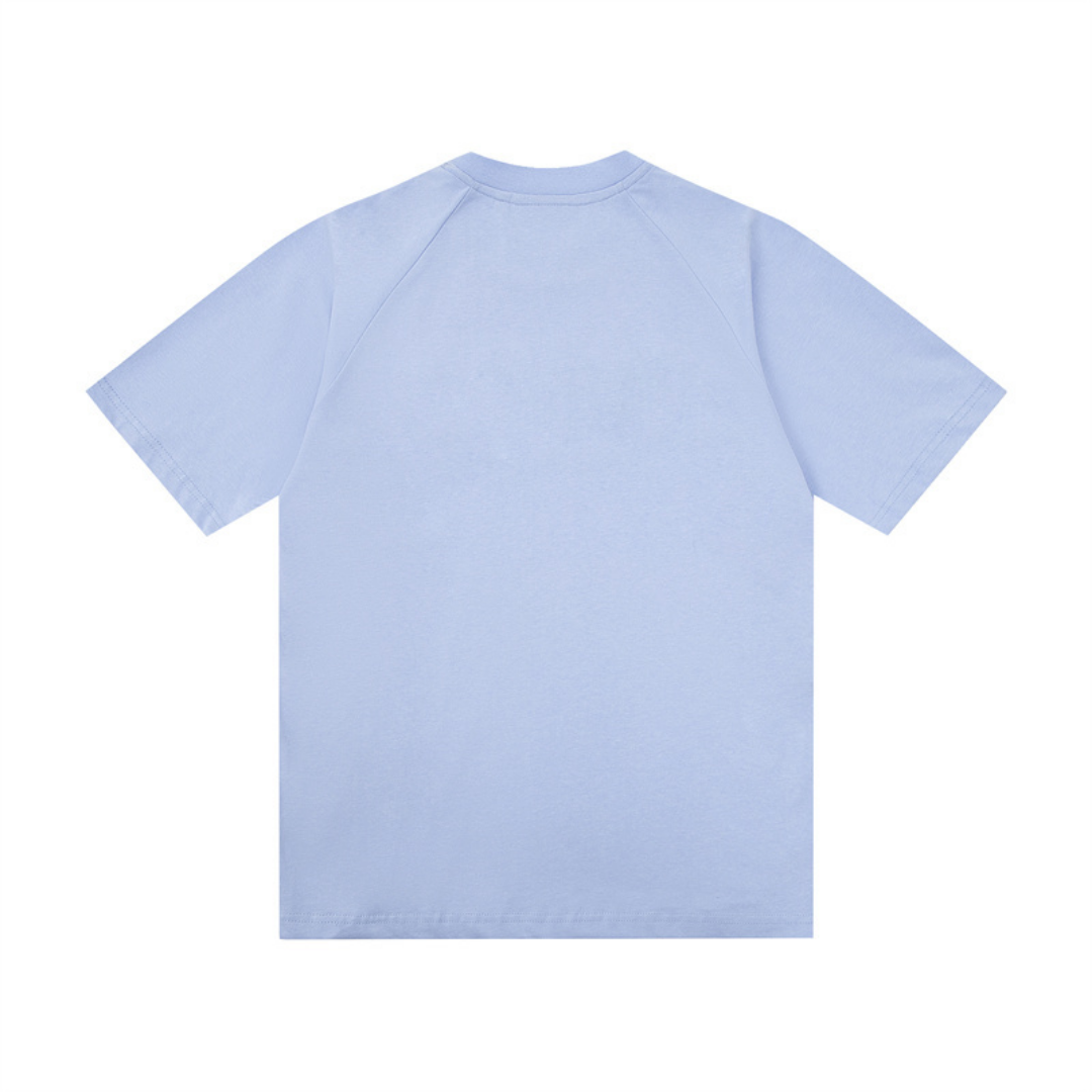 Trapstar Decoded Chenille Blaues Kurzarm-Set Sportlich Bequem Freizeit-Outfit Sommer
