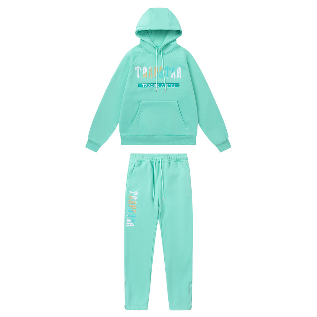 Trapstar Decoded 2.0 Blauer Herren Jogginganzug – Stilvoller Freizeit-Sportanzug