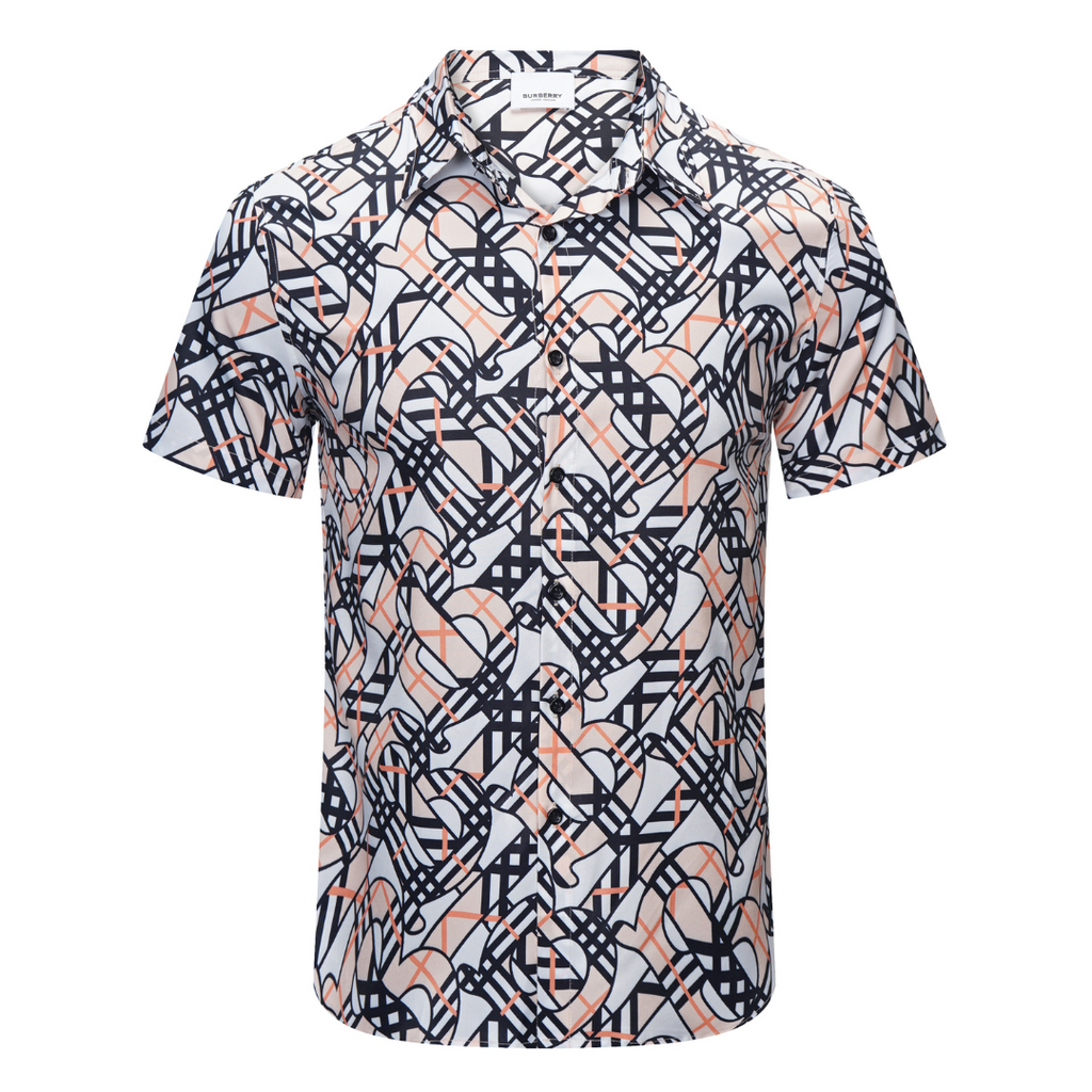 Luxuriöses Burberry Karo Kurzset Herren – Stilvoller Sommer-Zweiteiler aus Baumwolle