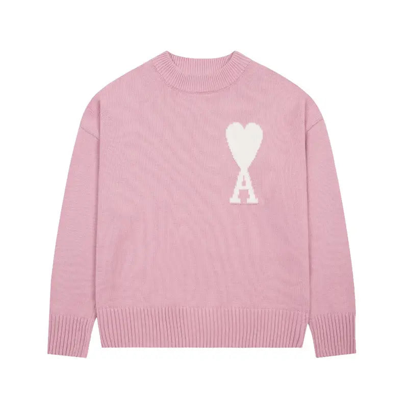 AMI Paris Unisex Designer Pullover – Eleganter, Zeitloser Strickpullover für Stilbewusste