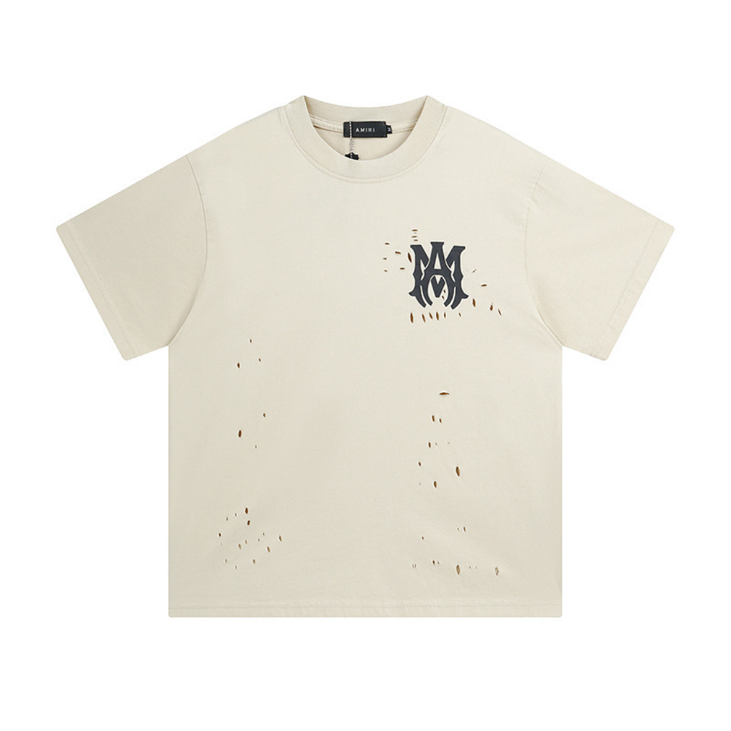 Exklusives Amiri Designer T-Shirt: Luxuriöses Rock & Roll Streetstyle Baumwolle Shirt Herren