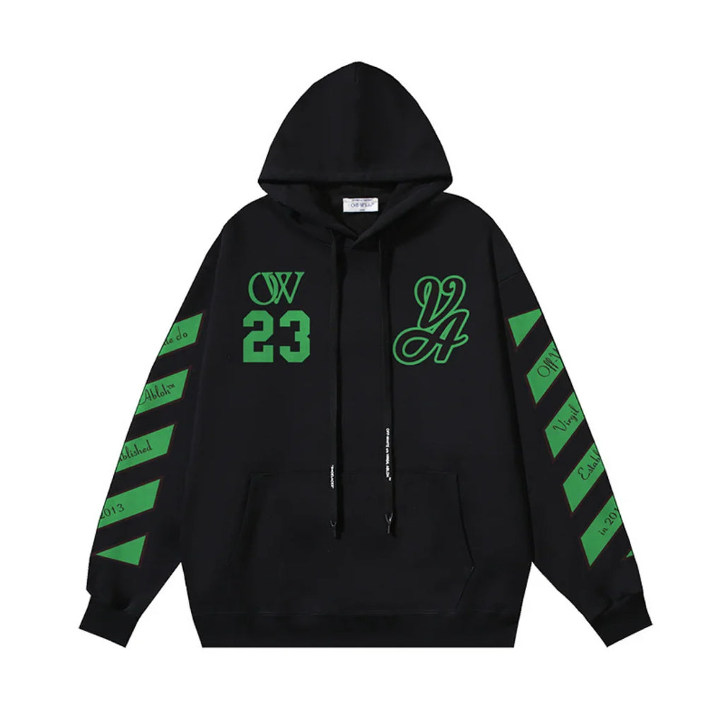 OFF-WHITE Monogramm Hoodie: Luxuriöser Streetwear-Pullover mit urbanem Design