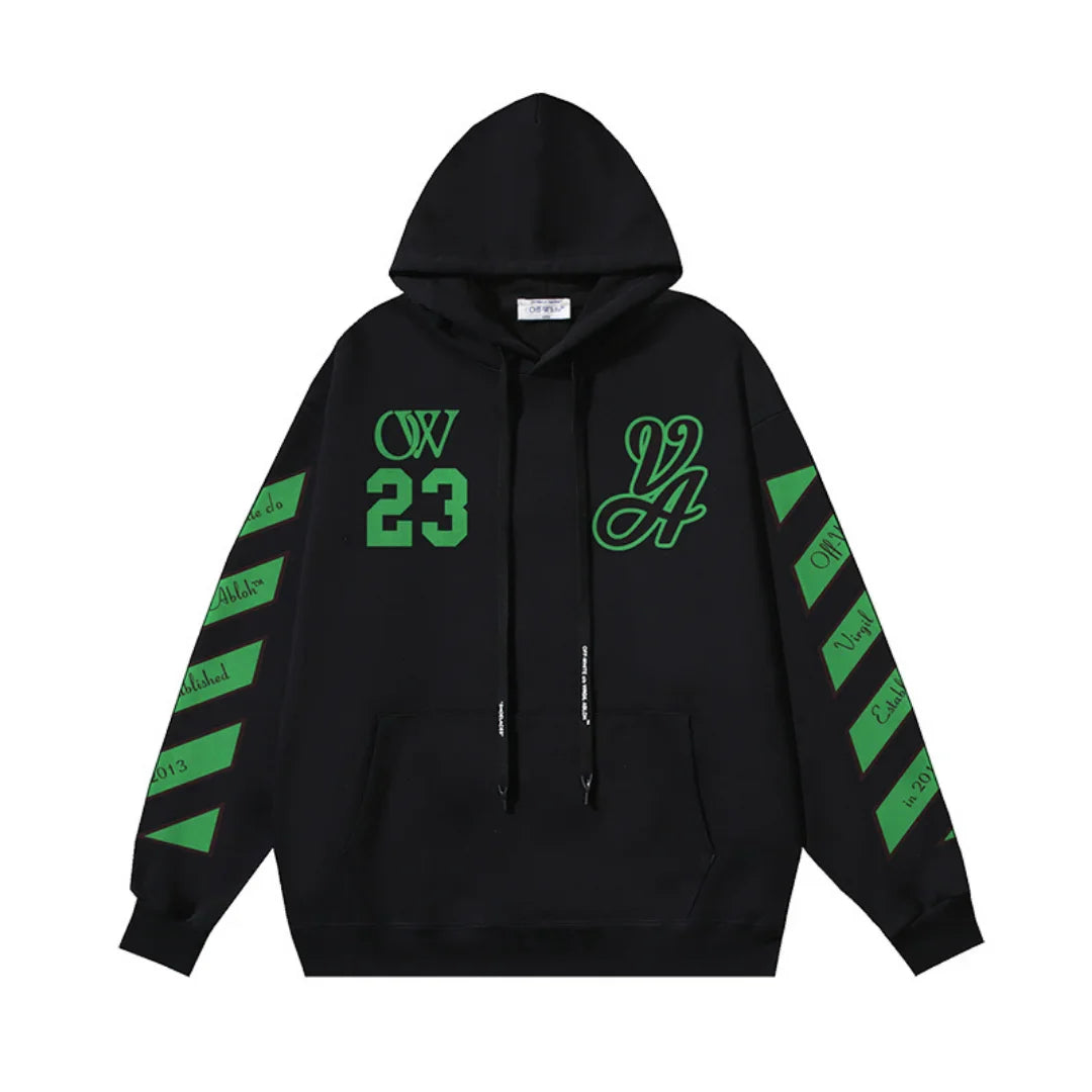 OFF-WHITE Monogramm Hoodie: Luxuriöser Streetwear-Pullover mit urbanem Design