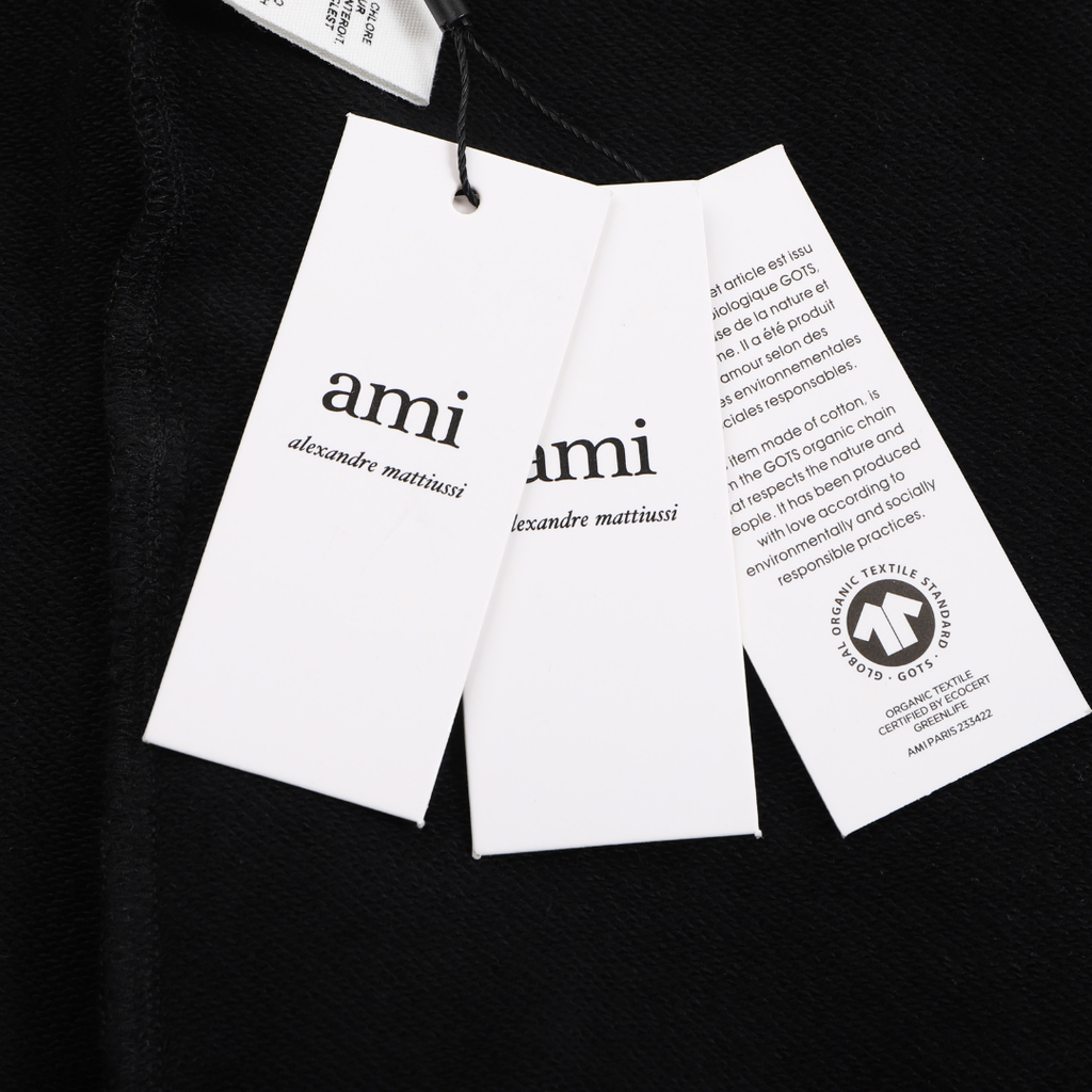 AMI Paris Herren Shorts: Stylisch, Bequem, Hochwertige Baumwolle, Vielseitig, Schwarz/Weiß