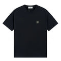 Stone Island Herren T-Shirt - Premium Baumwolle, Kompass-Patch, Urbaner Style
