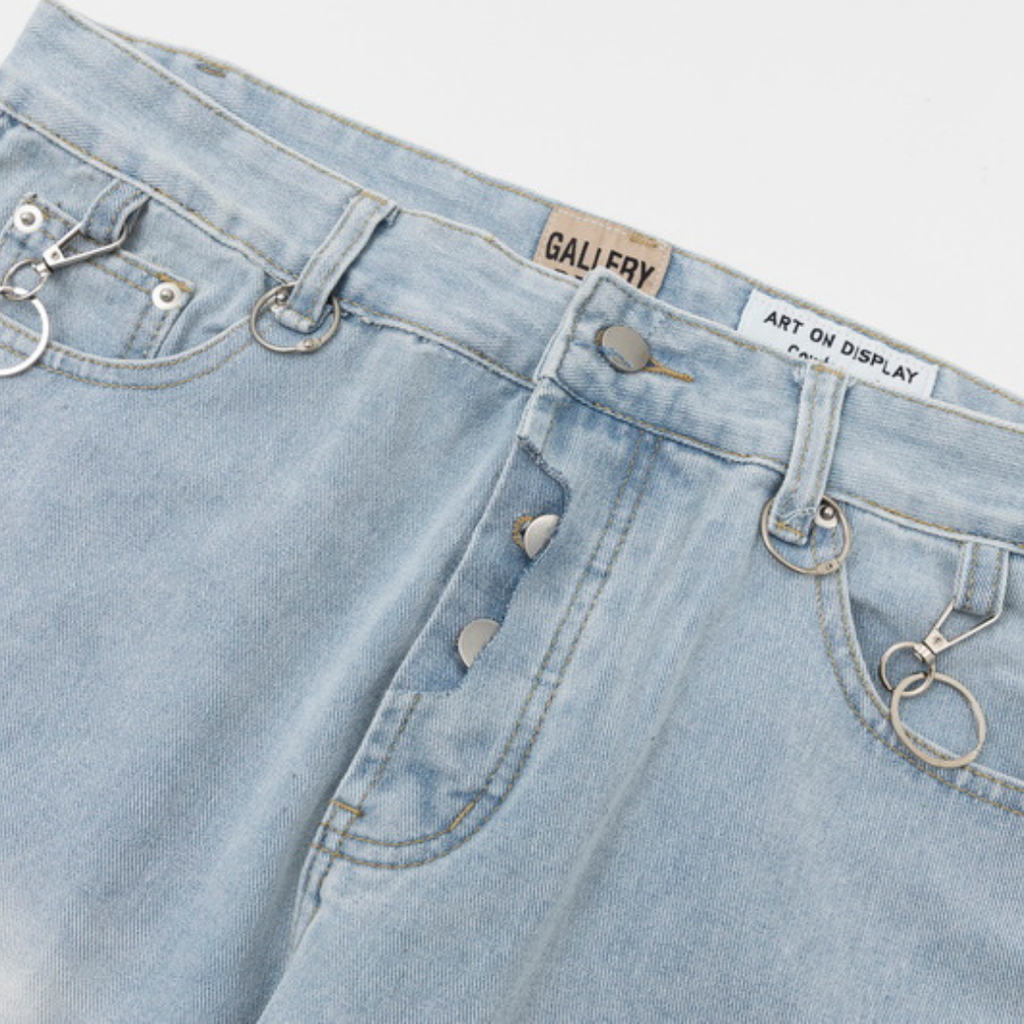 Gallery Dept. Handbemalte Designer-Denim Jeans für Herren – Einzigartige Streetwear Kunst