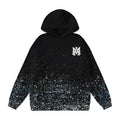 Luxuriöser Amiri Paint Splatter Kapuzenpullover: Künstlerisches Design, Premium Komfort