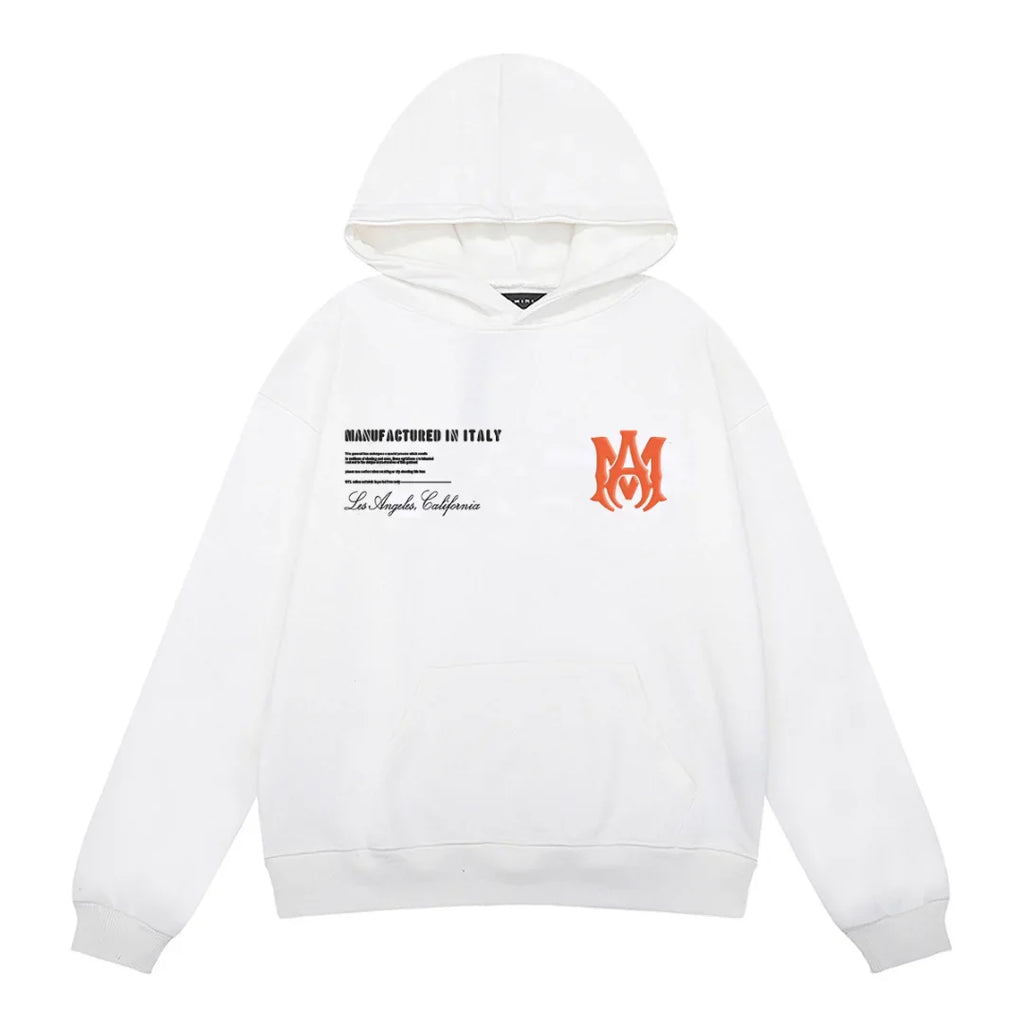 Luxuriöser Amiri Logo Hoodie: Premium Designer Kapuzenpullover für ultimativen Streetwear-Stil
