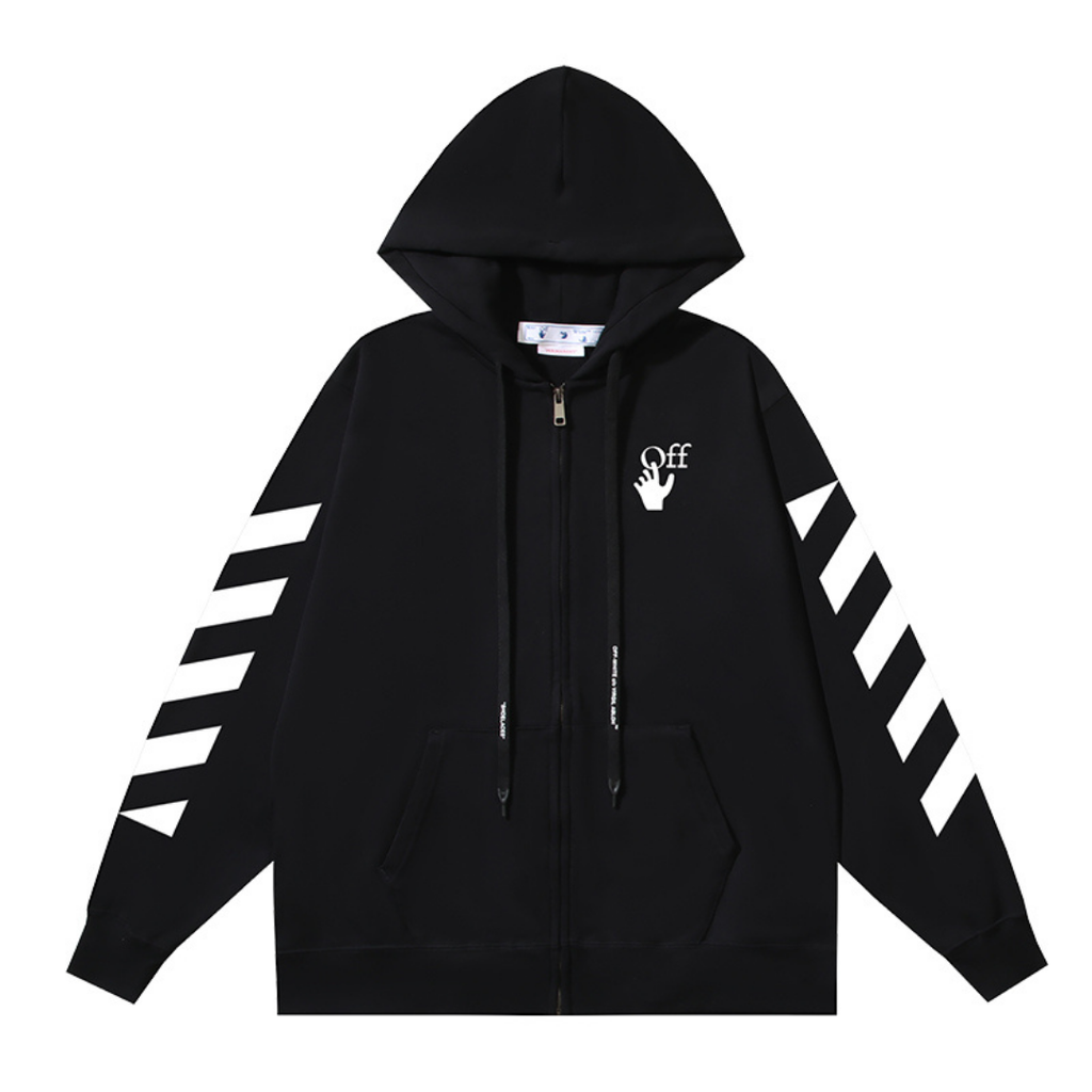 Off-White Monogramm Luxus Hoodie – Stylischer Kapuzenpullover für Herren