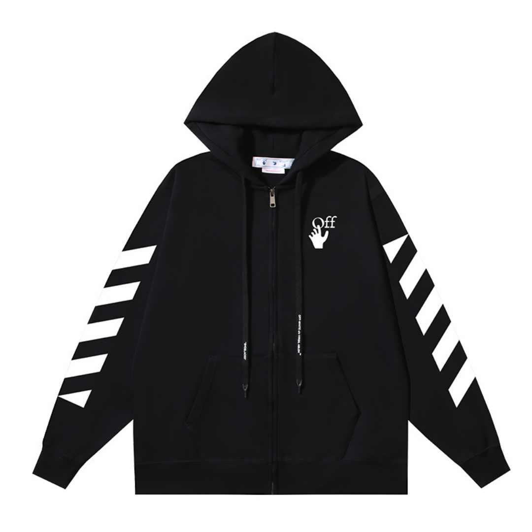 Off-White Monogramm Luxus Hoodie – Stylischer Kapuzenpullover für Herren