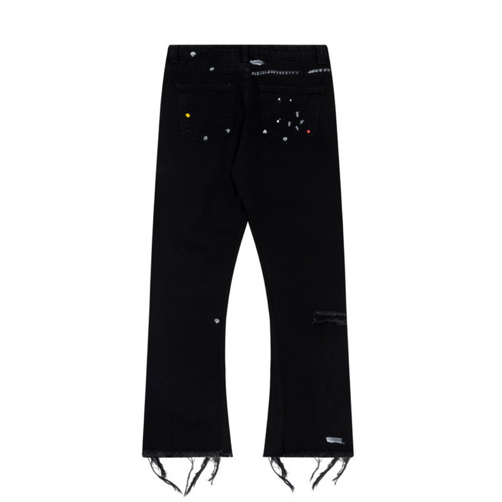 Gallery Dept. Designer-Jeans: Handbemalt, Einzigartig, Streetwear-Meisterwerk für Individualisten