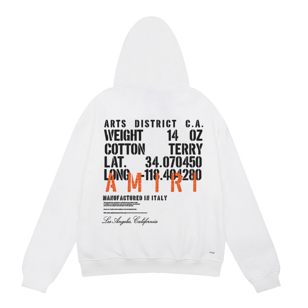 Luxuriöser Amiri Logo Hoodie: Premium Designer Kapuzenpullover für ultimativen Streetwear-Stil