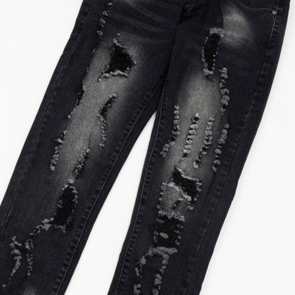 Gallery Dept. Bemalte Jeans: Einzigartiger Streetwear Denim mit Künstlerischen Details