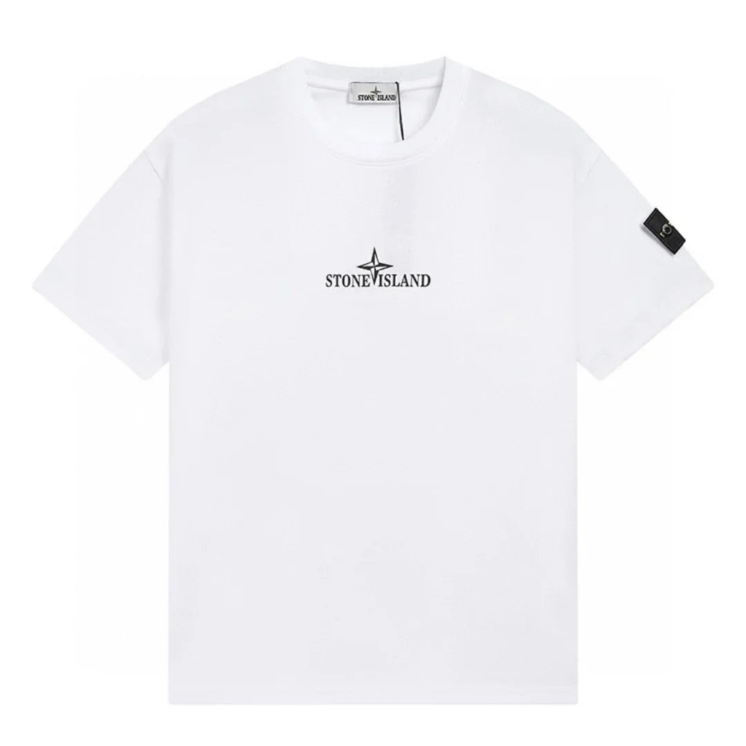 Stone Island Monogramm T-Shirt: Exklusives Herren Design aus Premium Baumwolle