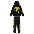 SP5DER Premium Streetwear Trainingsanzug: Bequemer Hoodie & Hose Set für Herren