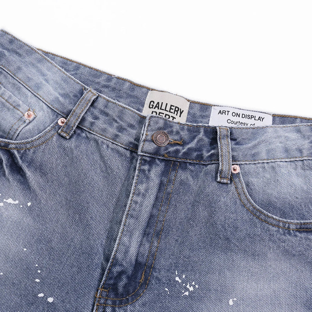 Gallery Dept. Handbemalte Denim Jeans: Einzigartiger Streetwear-Stil für Künstlerseelen