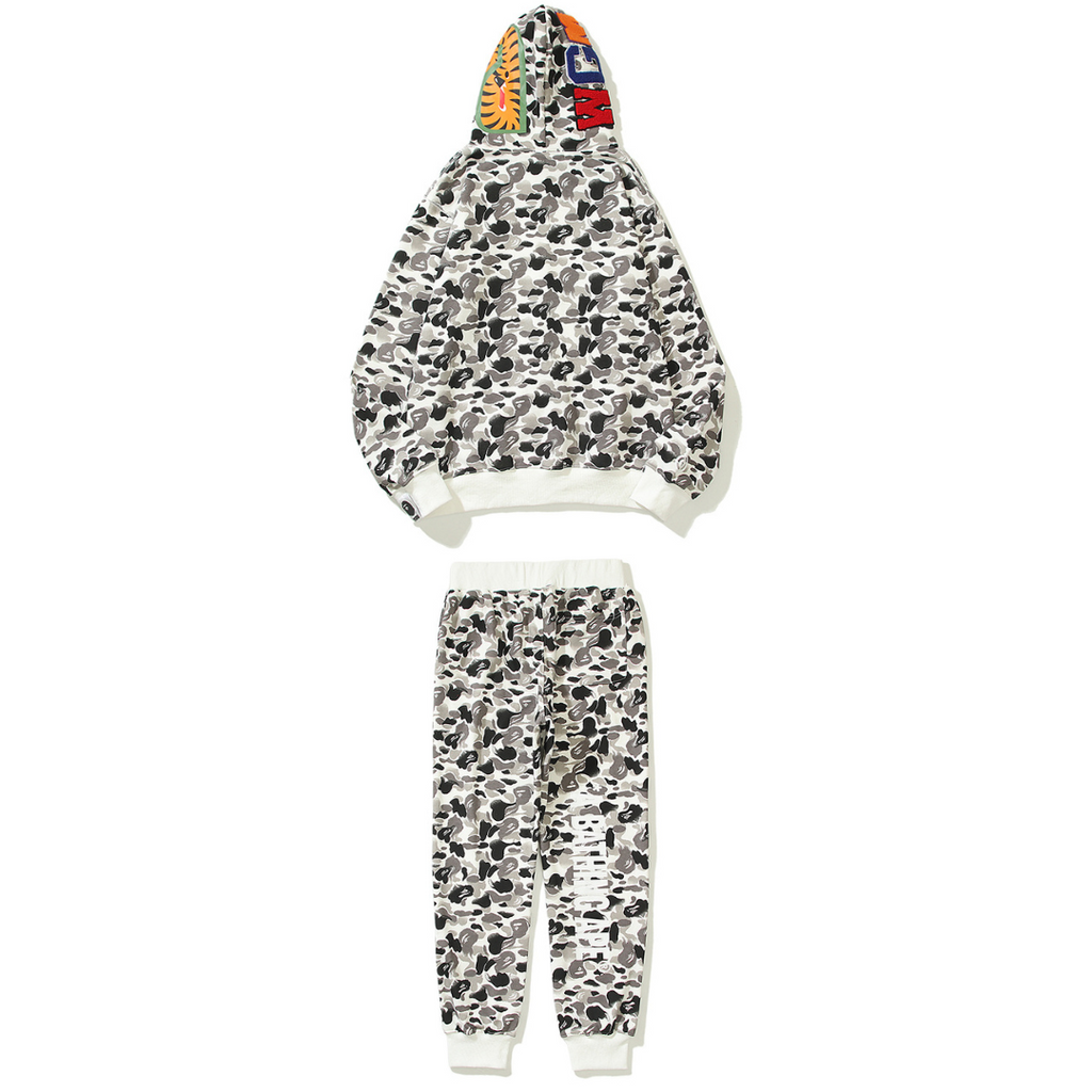 BAPE Shark Camo Trainingsanzug Set – Stylischer Streetwear Hoodie & Jogger