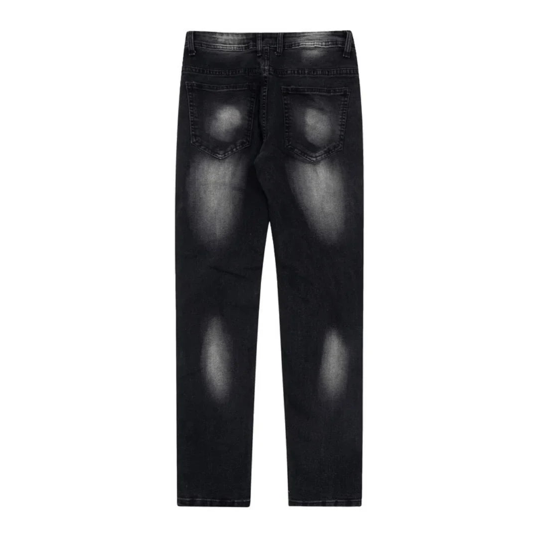 Gallery Dept. Handbemalte Distressed Denim Jeans – Einzigartiger Künstlerischer Streetwear-Look