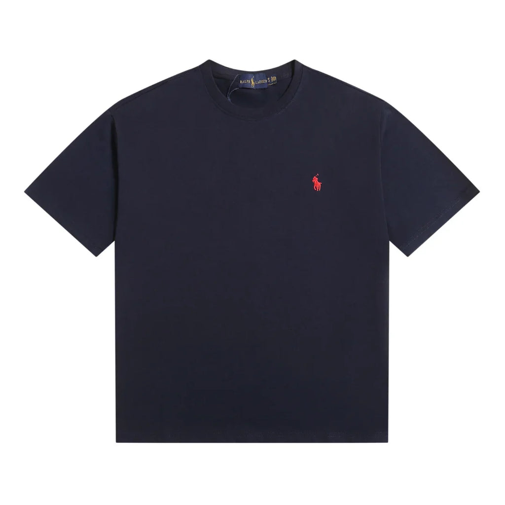 Polo Ralph Lauren Marineblaues T-Shirt – Klassisch, Bequem, Stilvoll für Herren