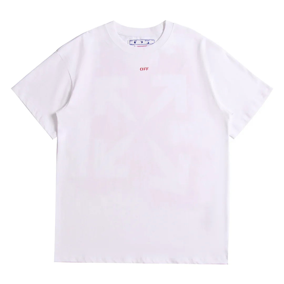 OFF-WHITE Monogramm Luxus Streetwear T-Shirt – Trendiges Design, Hoher Komfort