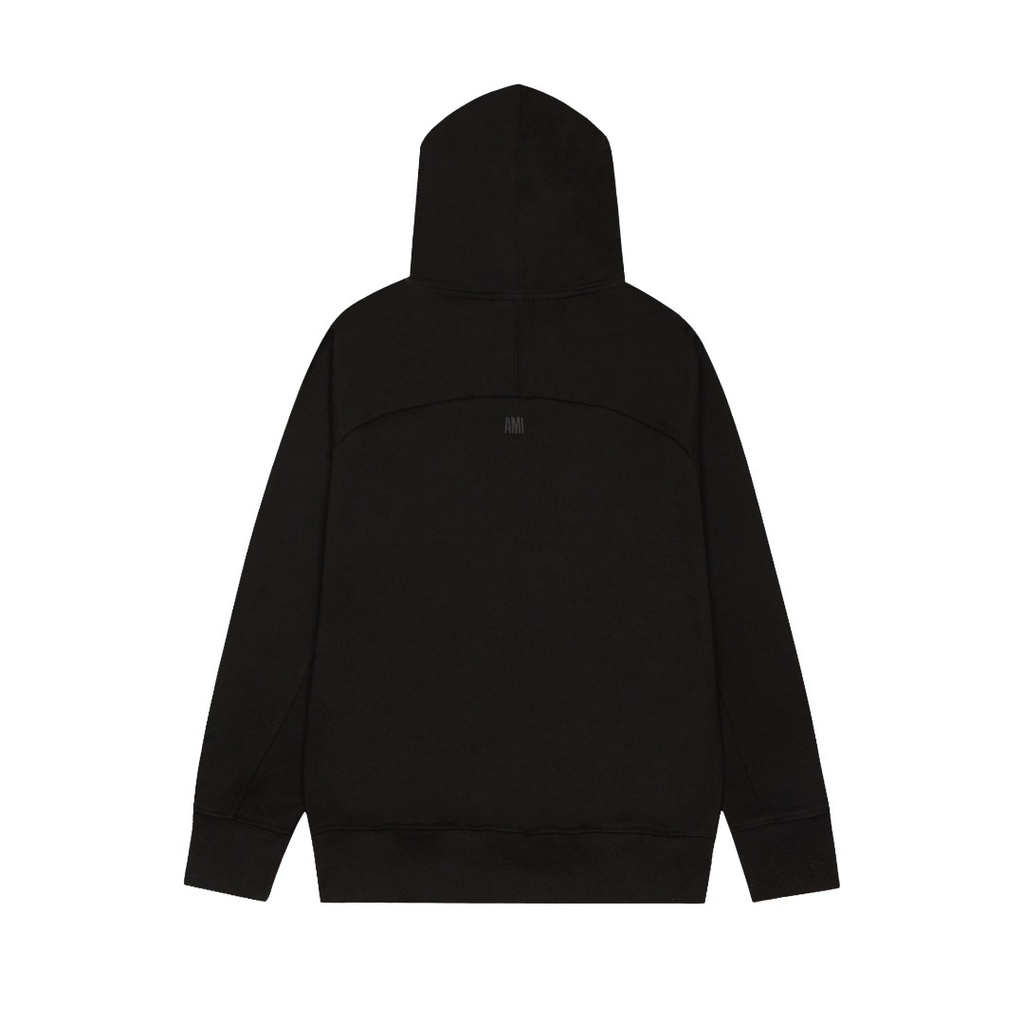 AMI Paris Unisex Designer Jacke Schwarz Bequem Elegant Zeitlos Hochwertig Modern Stilvoll