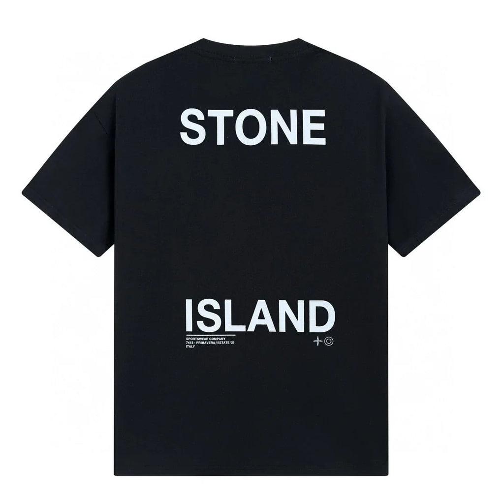 Stone Island Polychromatisches Herren T-Shirt – Exklusives Design, Hoher Komfort