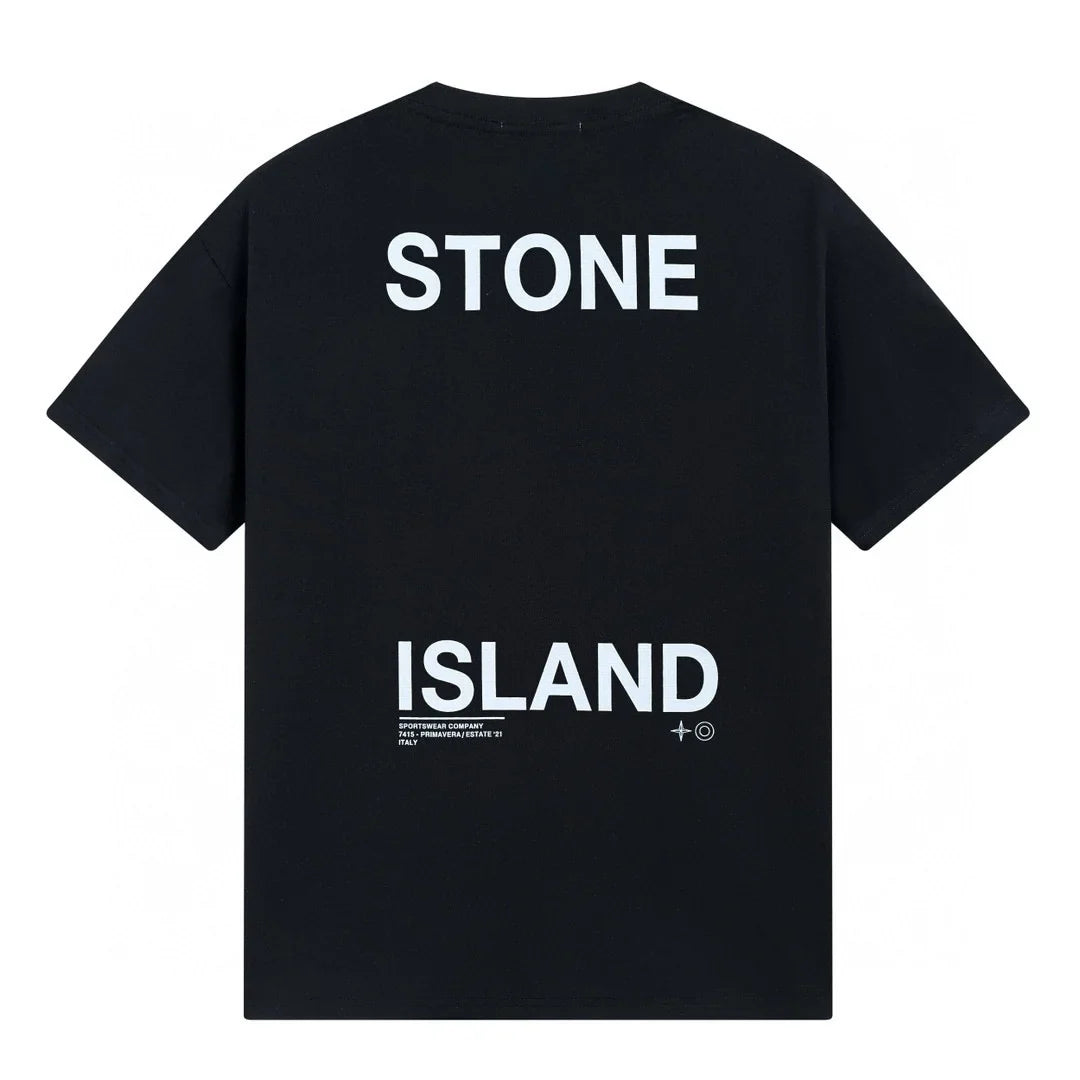 Stone Island Polychromatisches Herren T-Shirt – Exklusives Design, Hoher Komfort