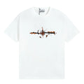 Stone Island Polychromatisches T-Shirt: Innovatives Design, Ikonisches Branding, Premium Baumwolle