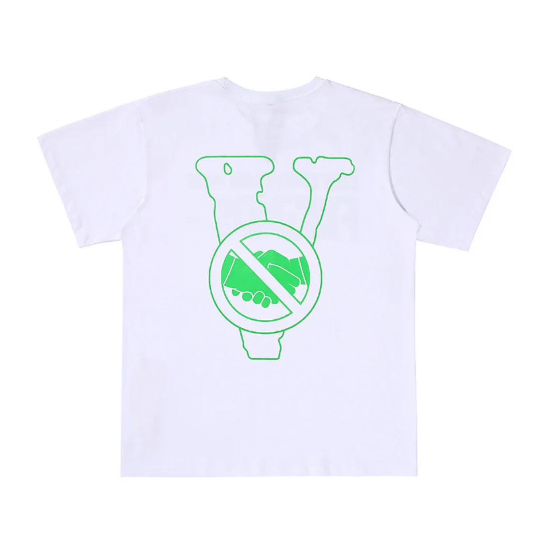 V-LONE 'No Friends' Statement T-Shirt: Lässiges Baumwoll-Streetwear-Design für Individualisten
