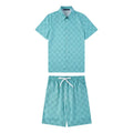 Louis Vuitton Monogramm Set: Edles T-Shirt & Shorts für luxuriösen Freizeit-Stil