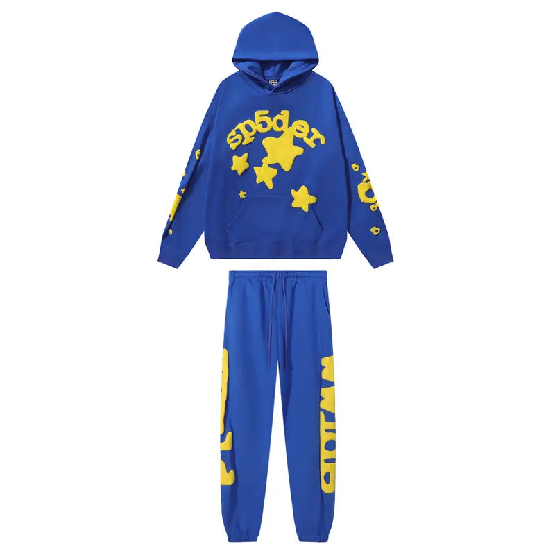 SP5DER Young Thug Signature Trainingsanzug – Bequem, Stylisch, Atlanta Streetwear Look für Herren
