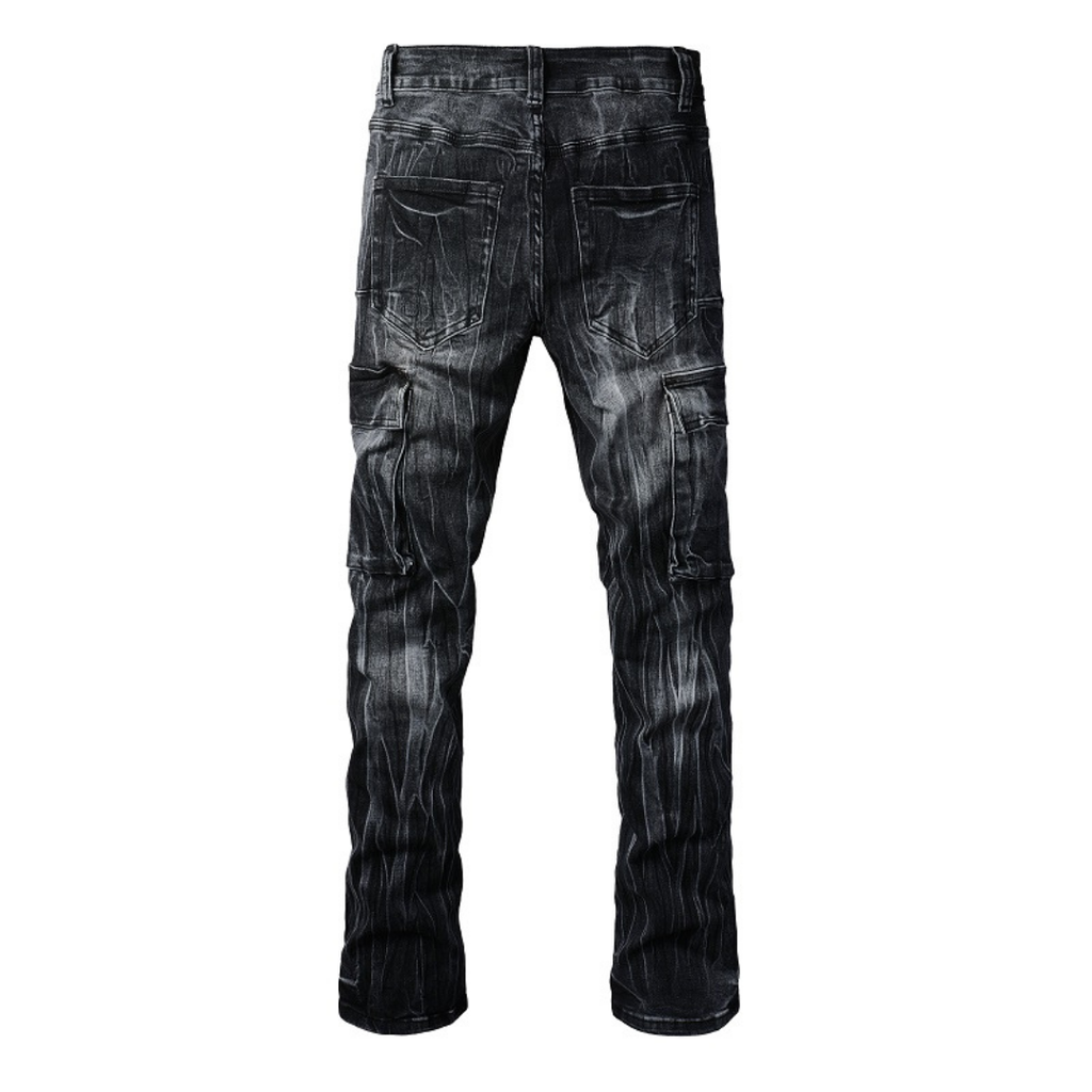 Amiri Schwarze Ausgestellte Designer Jeans Herren Luxus Denim Rock'n'Roll Style