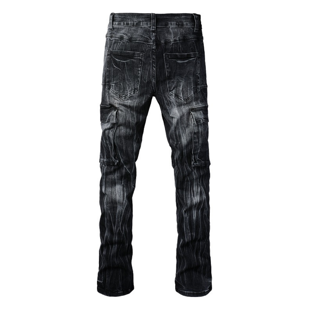 Amiri Schwarze Ausgestellte Designer Jeans Herren Luxus Denim Rock'n'Roll Style