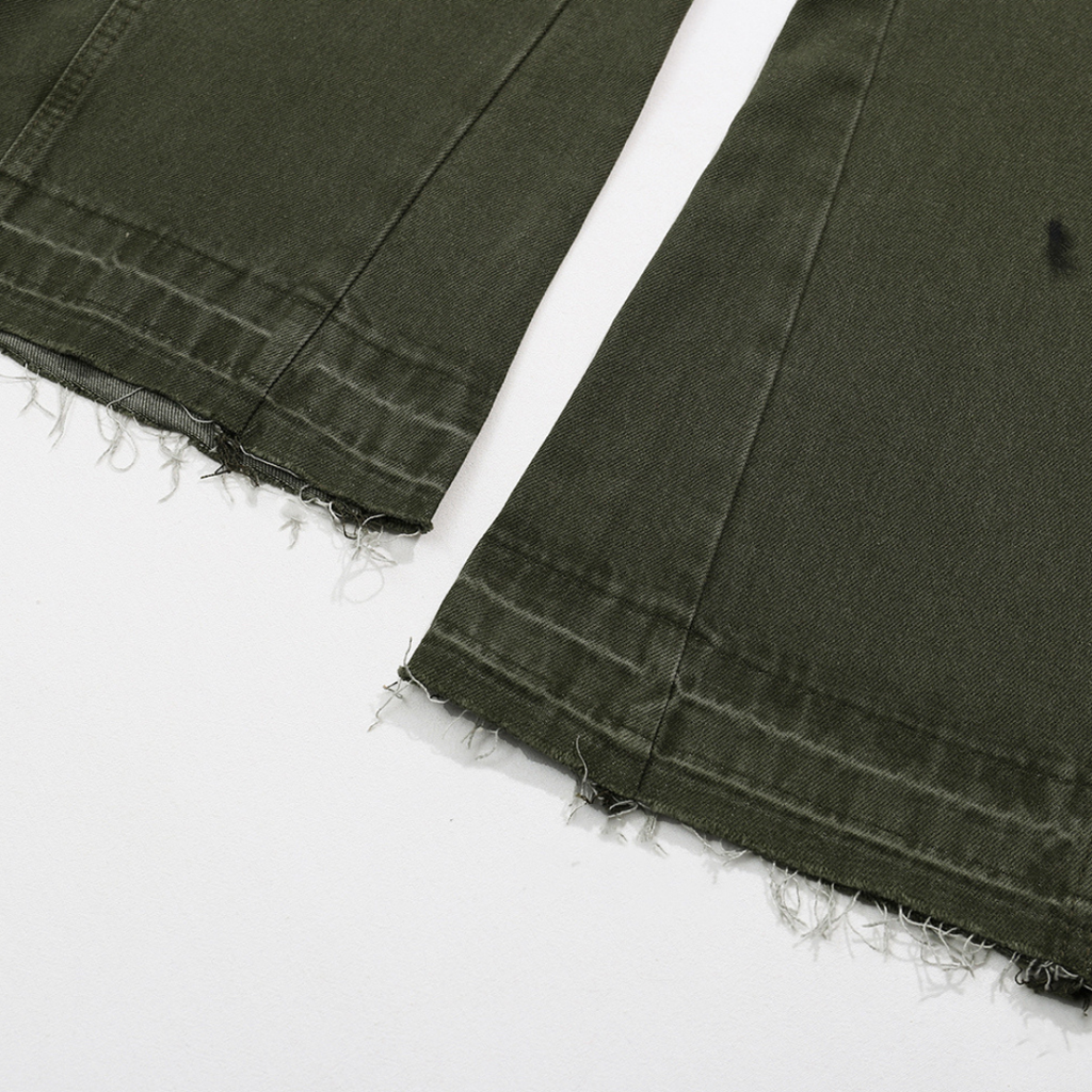 Einzigartige Gallery Dept. Handbemalte Denim-Jeans – Künstlerisch, Lässig, Statement-Stil