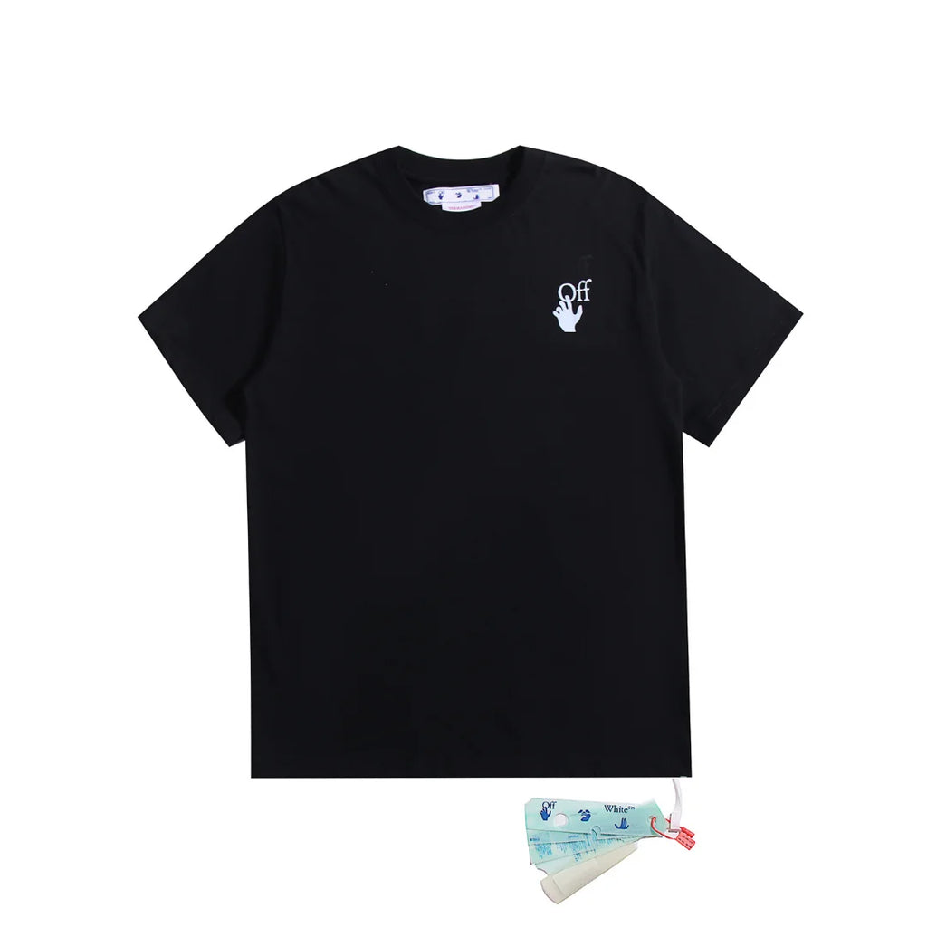 Off-White Monogramm Luxus Herren T-Shirt Baumwolle – Stilvolles Streetwear Design