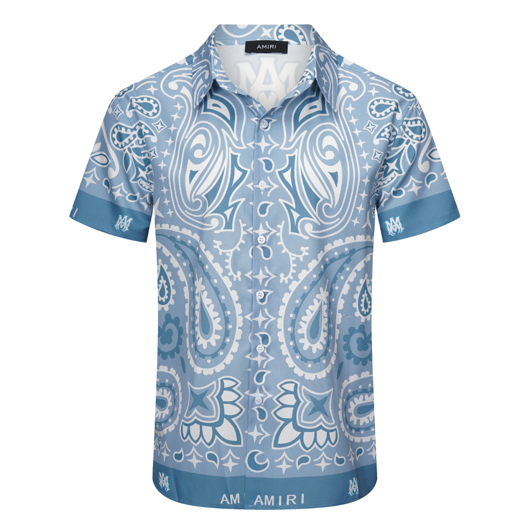 Amiri Herren Logo Kurzarm-Set – Luxuriöser Sommer-Streetwear-Anzug