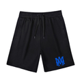 Amiri Designer Logo Shorts: Luxuriöse Herren Baumwoll-Sweatshorts Schwarz Stilvoll Komfortabel
