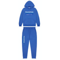 Luxuriöser Trapstar Decoded 2.0 Schillernder Blauer Chenille Trainingsanzug