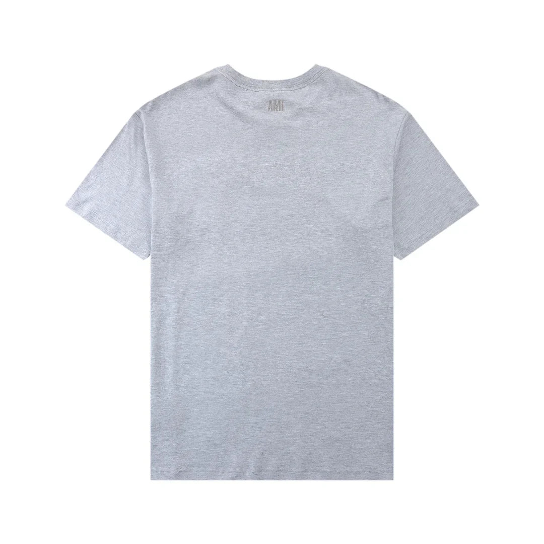 AMI Paris Unisex Baumwoll-T-Shirt – Elegant, Zeitlos, Vielseitig, Hohe Qualität