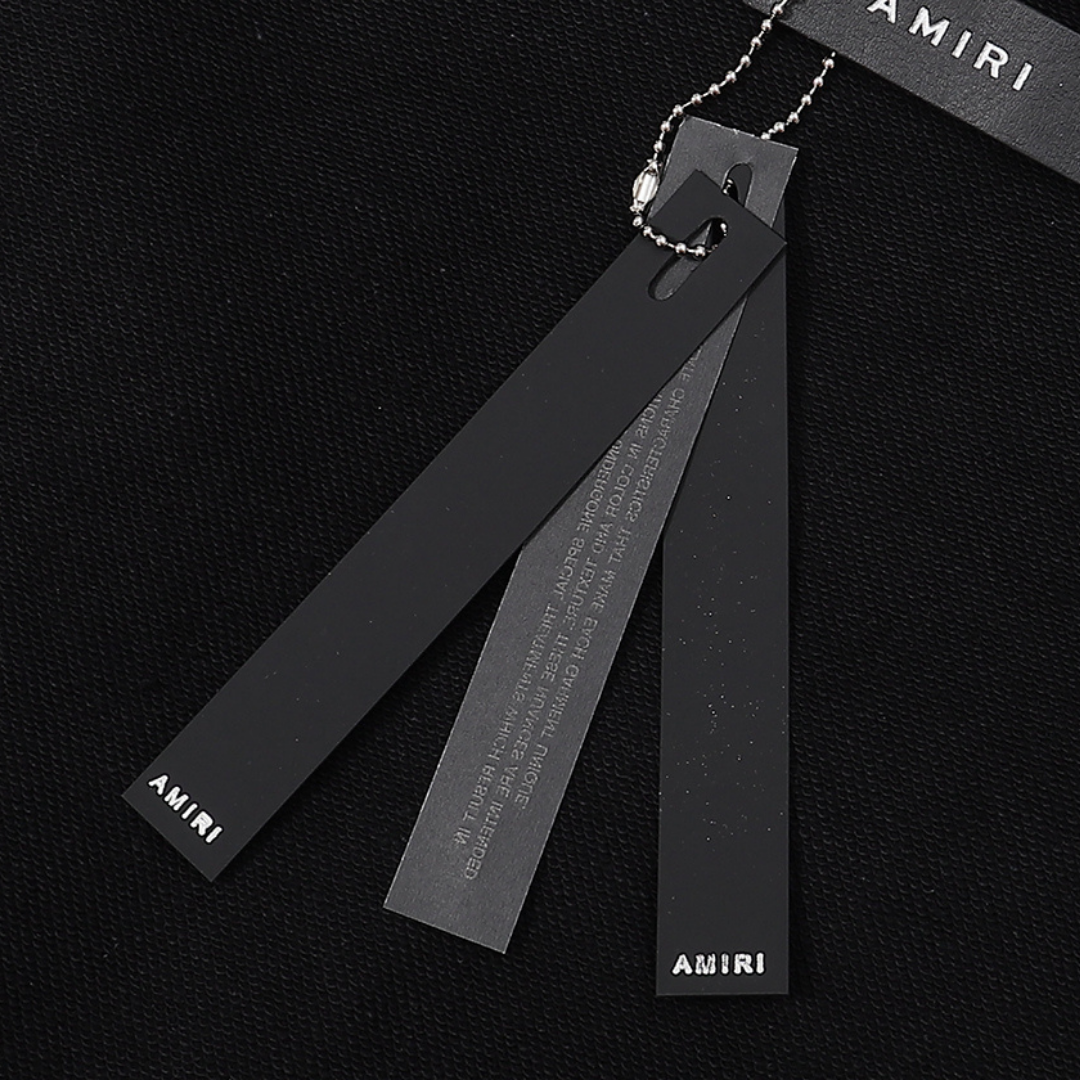 Exklusiver Amiri Silber-Logo Hoodie für Herren – Luxuriöser Streetwear Kapuzenpullover