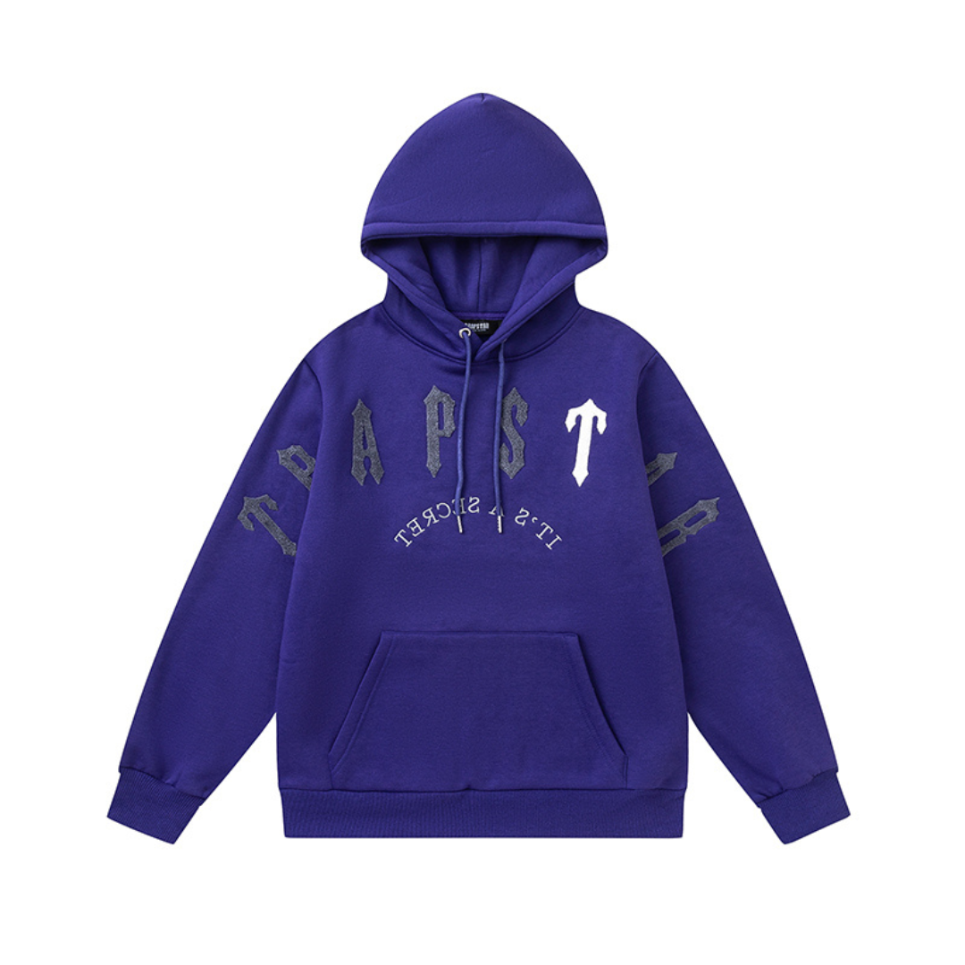 Trapstar Decoded Arch 2.0 Blauer Trainingsanzug Herren Streetwear Komfort Set