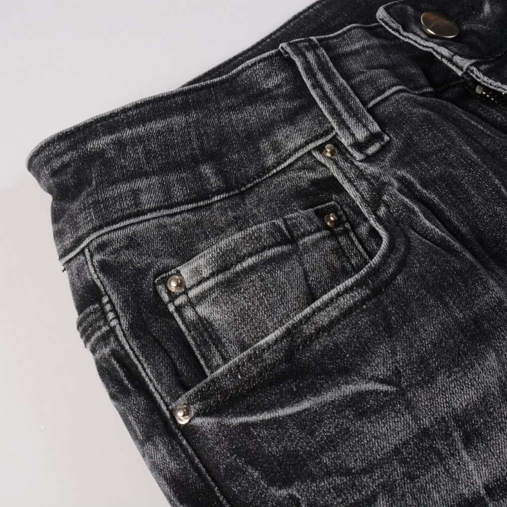 Amiri Schwarze Ausgestellte Designer Jeans Herren Luxus Denim Rock'n'Roll Style