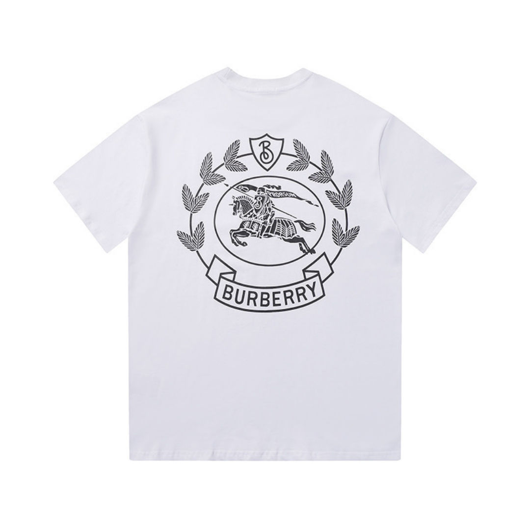 Exklusives Burberry Baumwoll-T-Shirt Damen Herren Klassisch Modern Luxus Design