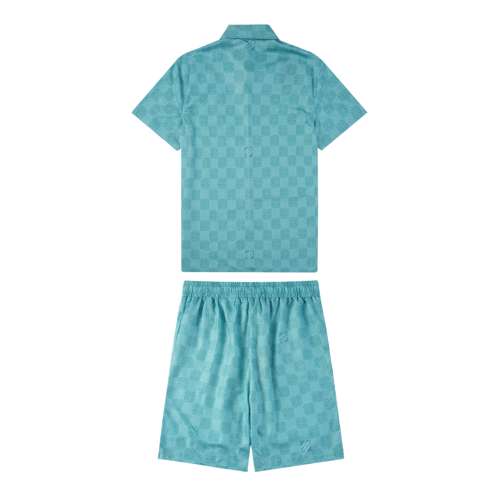 Louis Vuitton Monogramm Set: Edles T-Shirt & Shorts für luxuriösen Freizeit-Stil