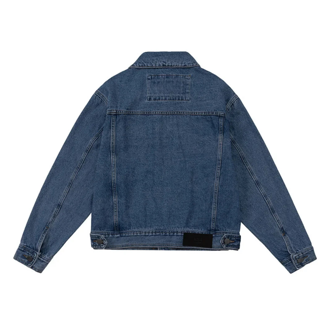 AMI Paris Premium Denim Jacke – Zeitloser Pariser Chic für Damen & Herren