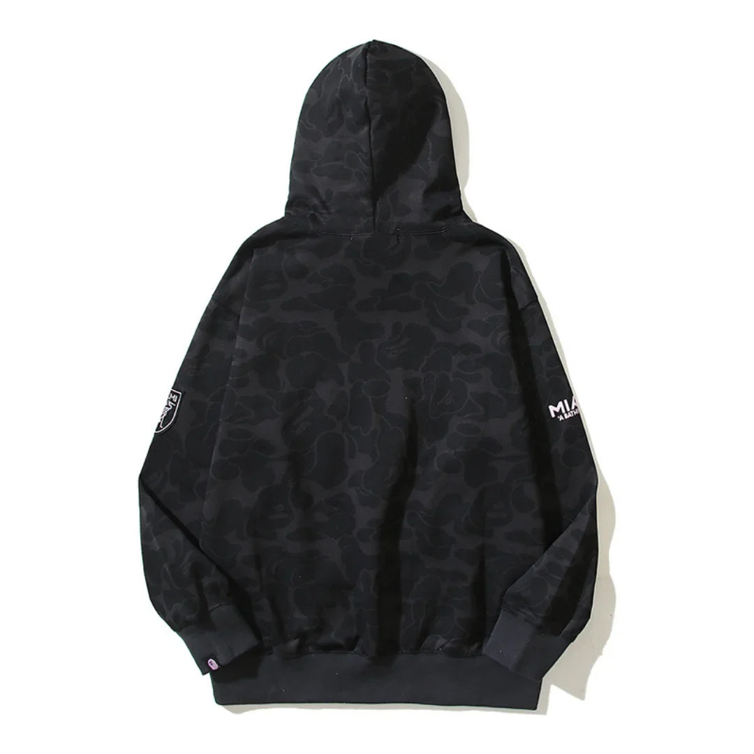 BAPE Miami Streetwear Kapuzenpullover für Herren - Exklusiver Affenkopf Design Hoodie
