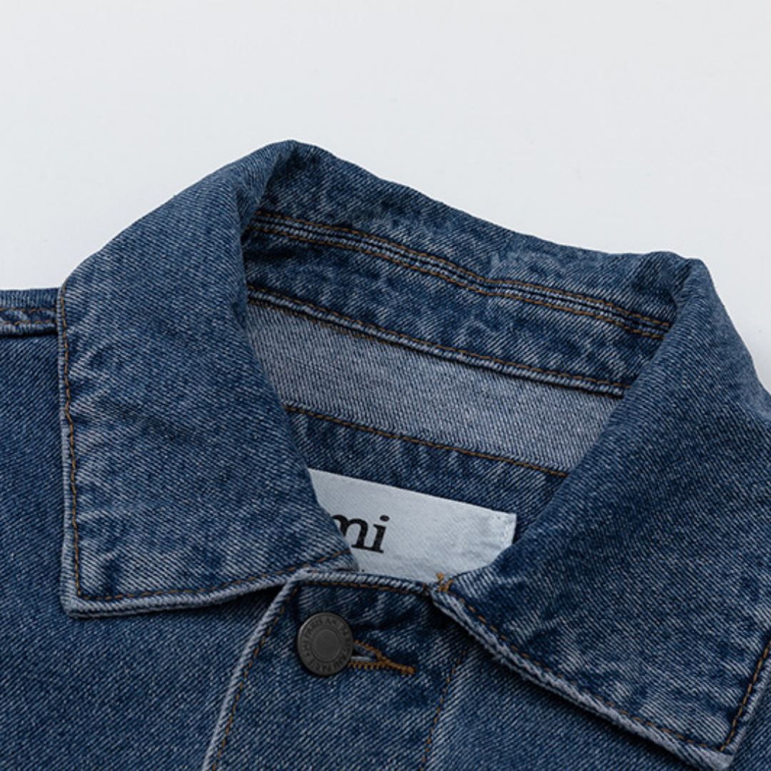 AMI Paris Premium Denim Jacke – Zeitloser Pariser Chic für Damen & Herren